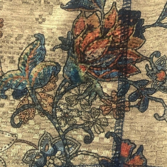 One World Colorful Metallic Top Women’s Sz S - Picture 4 of 7